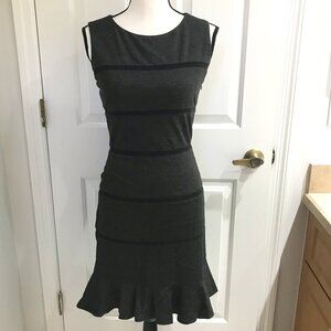 Erin Fetherston Gray Midi Dress 0